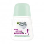Дезодорант-антиперспирант шариковый Garnier Mineral Активный контроль (50 мл)