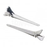 Зажим для волос Dewal CL2415 металл, средний, 5,5 см (12 шт)