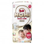 Подгузники Momi Ultra Care (S) 4-8 кг (102 шт)