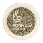 Бульонки для дизайна ногтей Формула Профи металлические (2 г)