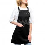 Фартук на люверсах RuNail Professional №7026 Черный