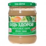 Пюре Будь Здоров Яблоко-груша (450 г)