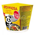 Вермишель Asian Fusion Фунчоза с курицей и овощами в японском соусе с кунжутом (68 г)