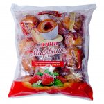 Мини-маффины Русский Бисквит с начинкой из клубничного джема (465 г)