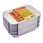 Форма алюминиевая Laima с крышкой для выпечки 870 мл (50 шт)