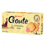 Печенье Orion Goute сладко-соленое с кунжутом и кокосом (72 г)