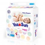 Подгузники YokoSun (S) 0-6 кг (82 шт)