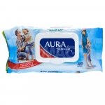 Влажные салфетки Aura Family Антибактериальные (120 шт)