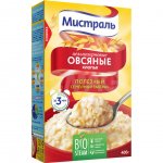 Хлопья Мистраль Овсяные цельнозерновые (400 г)