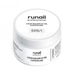 Гель для ногтей RuNail Professional Камуфлирующий самовыравнивающийся Молочный коктейль (15 мл)