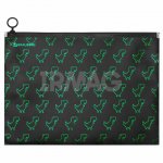 Папка для тетрадей Brauberg Dino Matrix 1 отделение на молнии A4