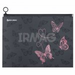 Папка для тетрадей Brauberg Neon Butterflies 1 отделение на молнии A4