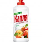 Средство для мытья посуды Капля Vox Яблоко (1 л)