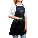 Фартук на люверсах RuNail Professional №6893 Пилю ногти, а не мужа