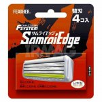 Кассеты для станка Feather F-System Samurai Edge 3 лезвия (4 шт)