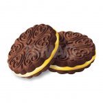 Сэндвич Сладкая Слобода Внучка шоколадное с банановым кремом (3,5 кг)