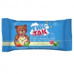 Влажные салфетки Тик-Так Детские Алоэ с Д-Пантенолом, витаминами F и E (60 шт)