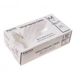Перчатки Kapous Professional Vinyl Hands Clean Виниловые неопудренные, Прозрачные (100 шт)