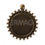 Основа для кулона Формула Профи золото (25 мм)