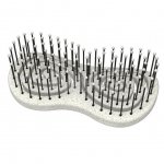 Щетка для волос Hairway Eco Avena с штифтами Бежевая (118 мм)