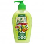 Крем-мыло жидкое Весна Ассорти олива и миндальное молочко (280 г)