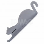 Линейка Юнландия пластиковая тонированная фигурная Кошка (10 см)