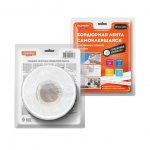 Лента клейкая для ванны и кухни Laima бордюрная белая бутил (60 мм х 3,35 м)