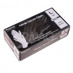 Перчатки Kapous Professional Nitrile Hands Clean Нитриловые неопудренные, Белые (100 шт)