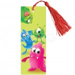 Закладка для книг ArtSpace с линейкой 3D Monsters (150 х 55 мм)