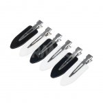 Зажим для волос Dewal CL2603 Лепесток, пластик 6 см (6 шт)