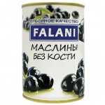 Маслины Falani Черные без косточек (300 мл)
