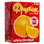 Напиток сокосодержащий Фруктик Апельсин (200 мл)