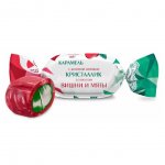 Карамель Конфил Кристаллик со вкусом вишни и мяты (1 кг) годен до 15.10.24