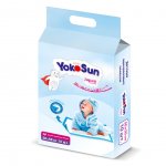 Пеленки детские YokoSun с липкой лентой 50 х 50 см (10 шт)
