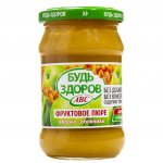 Пюре Будь Здоров Яблоко-облепиха (280 г)