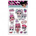 Наклейки гелевые ND Play L.O.L. Surprise! дизайн №1