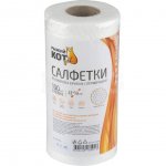 Салфетка Рыжий кот спанлейс в рулоне с перфорацией 22 х 19 см (100 шт)