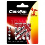 Батарейки мизинчиковые Camelion Plus Alkaline щелочные ААА (6 шт)