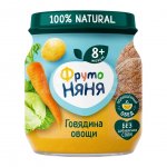 Пюре ФрутоНяня с 8 мес. Говядина овощи (100 г)