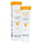Крем для лица Aravia Professional Age Control Sunscreen Cream Антивозрастной cолнцезащитный SPF50 (50 мл)