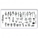 Пластина для стемпинга Kapous Crazy story Botanics 2631