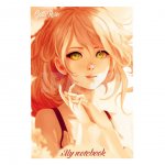 Блокнот в клетку Проф-Пресс Gatto Rosso Чувственность (40 л.)