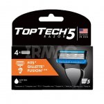Кассеты для станка TopTech Razor 5 (4 шт)