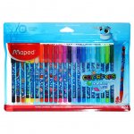 Фломастеры Maped Color'Peps Ocean Life смываемые (24 цв.)