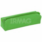 Пенал-тубус Пифагор Зеленый на молнии (20 x 5 см)