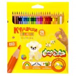 Карандаши цветные Каляка-Маляка шестигранные (24 цв.)