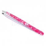 Пинцет Silver Star скошенный цветной АТ-9906 (10 см)