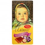 Шоколад молочный Аленка Фундук и изюм (100 г)