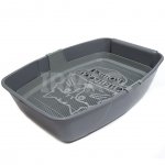 Туалет для кошек Сибирская кошка Евро Глубокий с сеткой