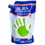 Мыло жидкое Aura с антибактериальным эффектом Увлажняющее Ромашка (500 мл)